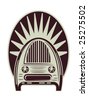 vintage radio illustration