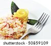 Dressed crab salad