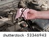 where is the dipstick to check the oil change for yamaha silverado 2004