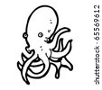 giant octopus cartoon