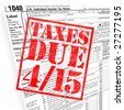 Tax Time Clipart