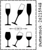 Vector Wine Glass