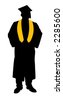 Male Graduate Silhouette