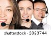 equipe da sustentação do negócio sobre um fundo branco